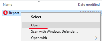 Open Advanced Optimization Report